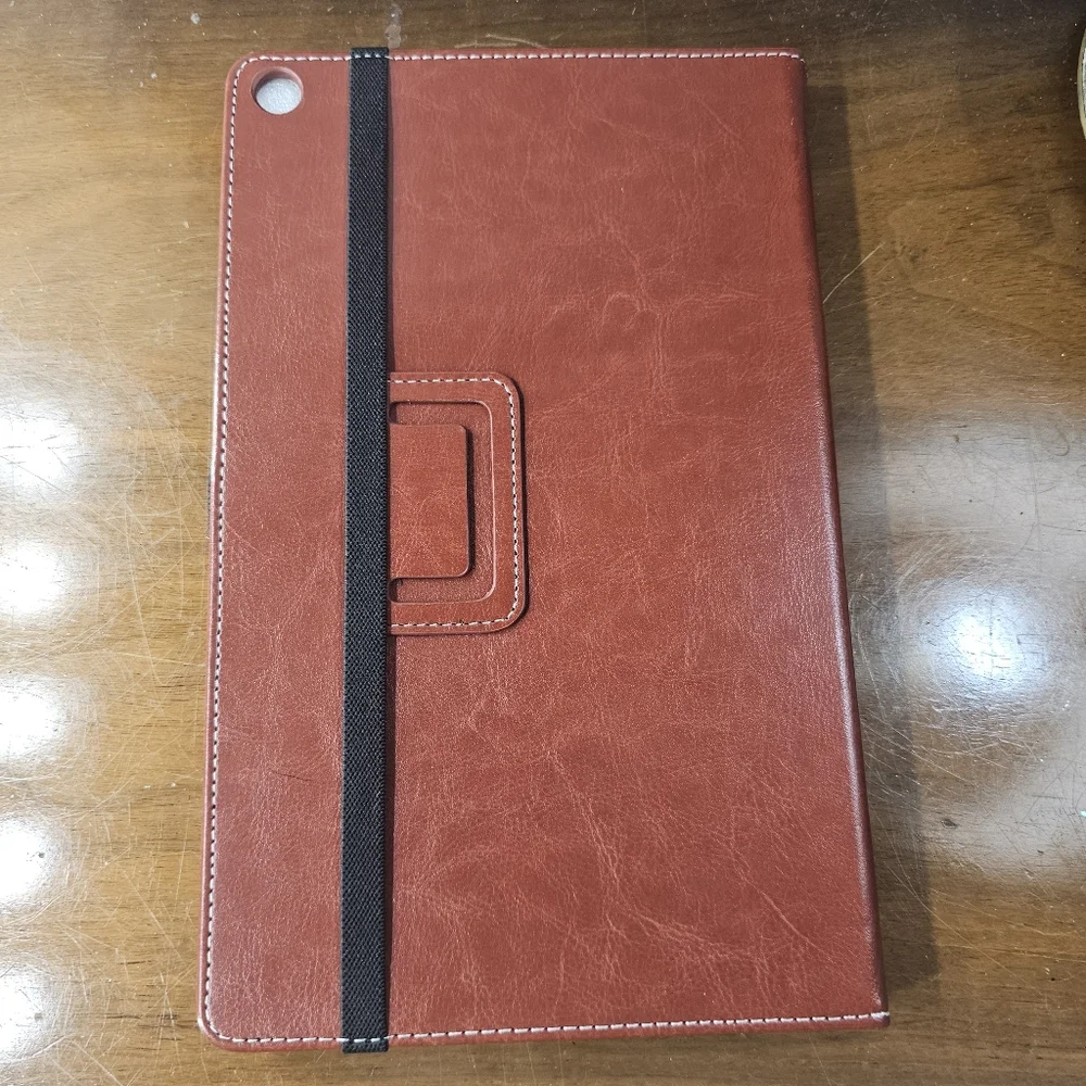 NWT Moko Vintage Style Brown Leather Case - Fire HD 10